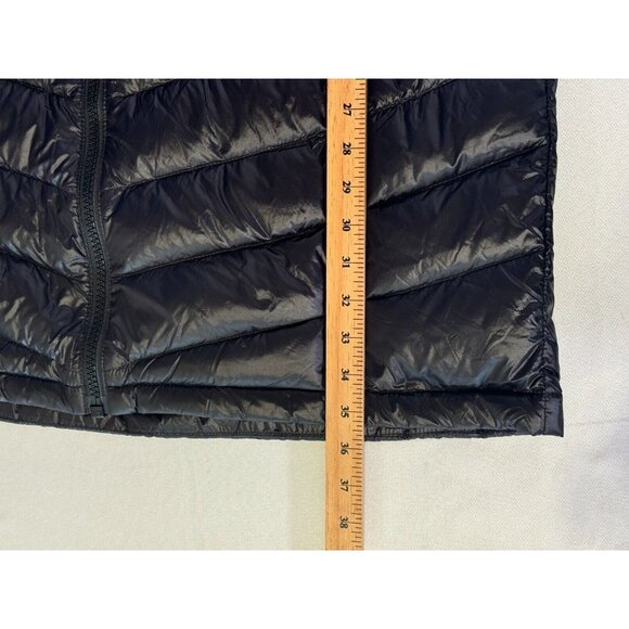 New Andrew Marc Black Premium Down Filled Puffer Packable Coat Zip Pocket Sz XL - Picture 14 of 16